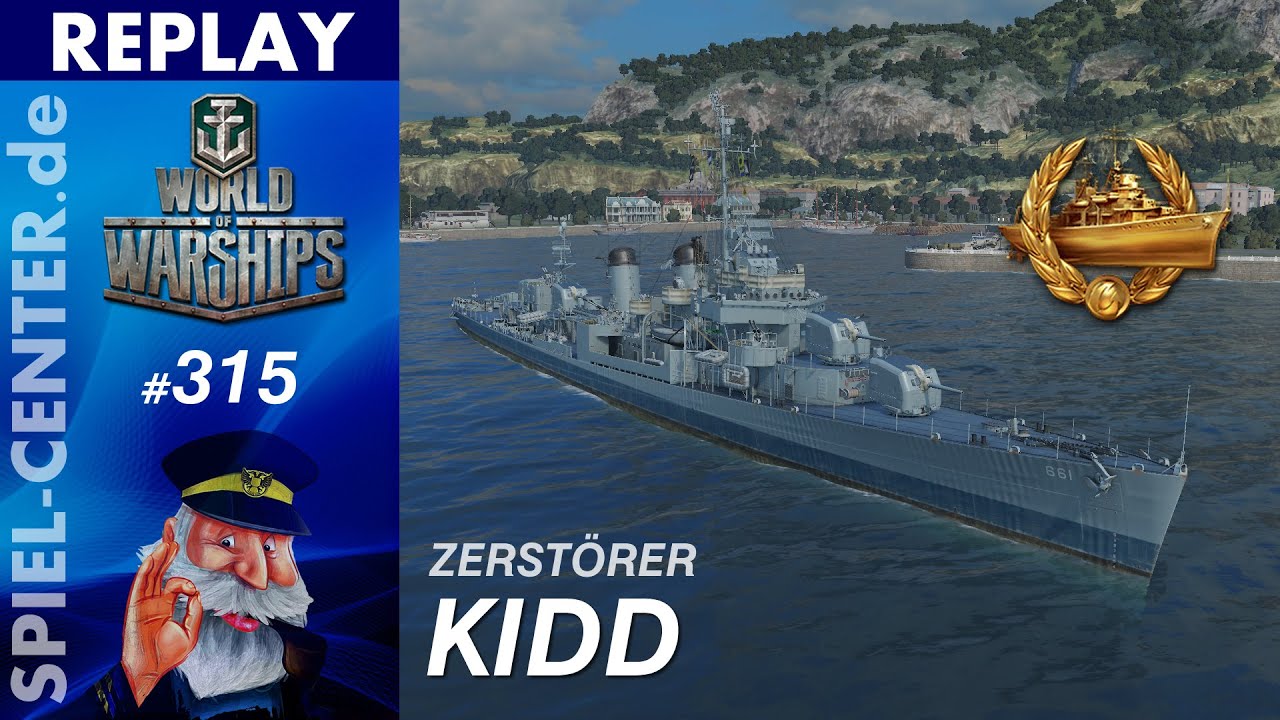 World of Warships Replay #315: Kidd [ einstecken UND austeilen ]