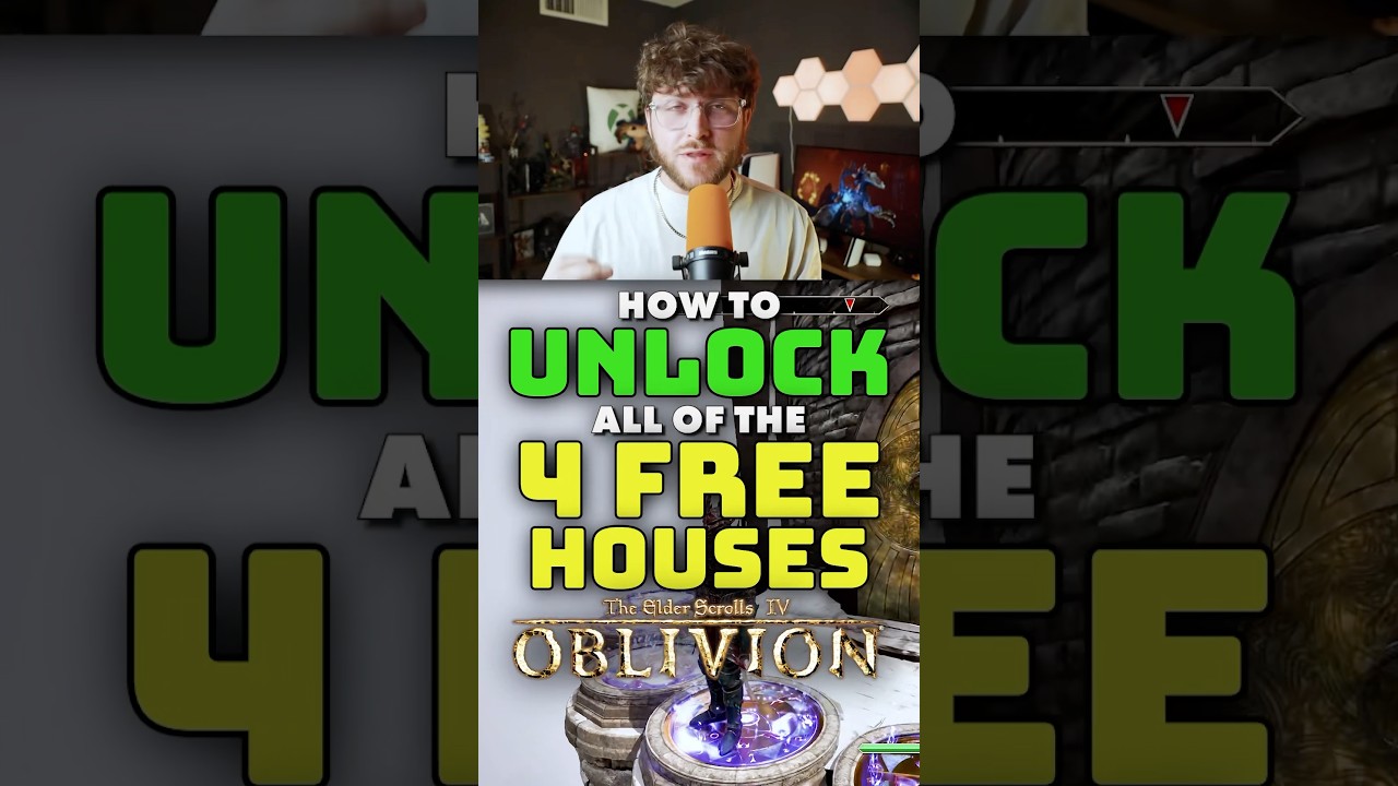 Как РАЗБЛОКИРОВАТЬ все 4 БЕСПЛАТНЫХ дома в The Elder Scrolls IV: Oblivion Remastered&hellip; 😳