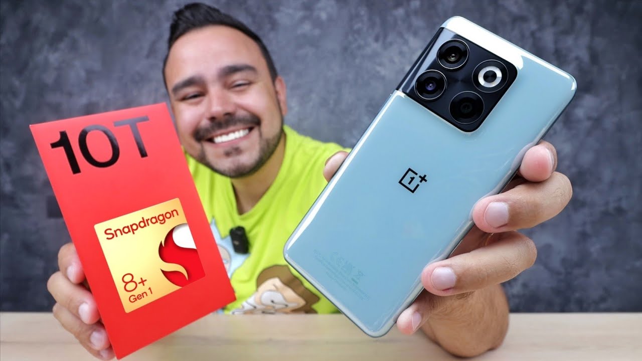 O MONSTRO CHEGOU ! Oneplus 10T o PRIMEIRO com 16GB RAM e SNAPDRAGON 8+ Gen1