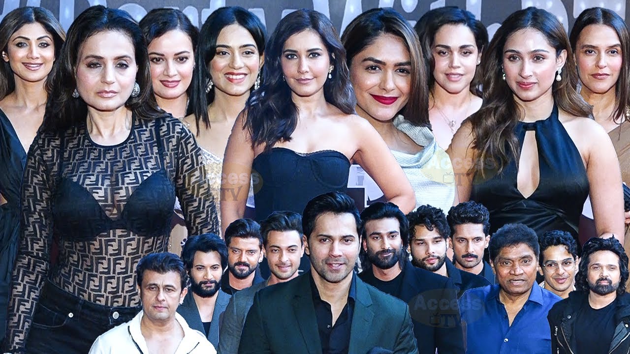Celebrities Arrive At Ramesh Taurani 65th Birthday Party | Mrunal Thakur,Varun Dhawan,Aamir Khan