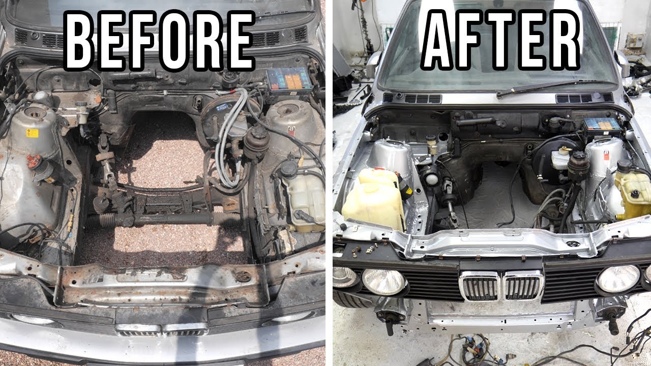 Моторный отсек BMW E30 325i Touring [Реставрация] — почти завершено!
