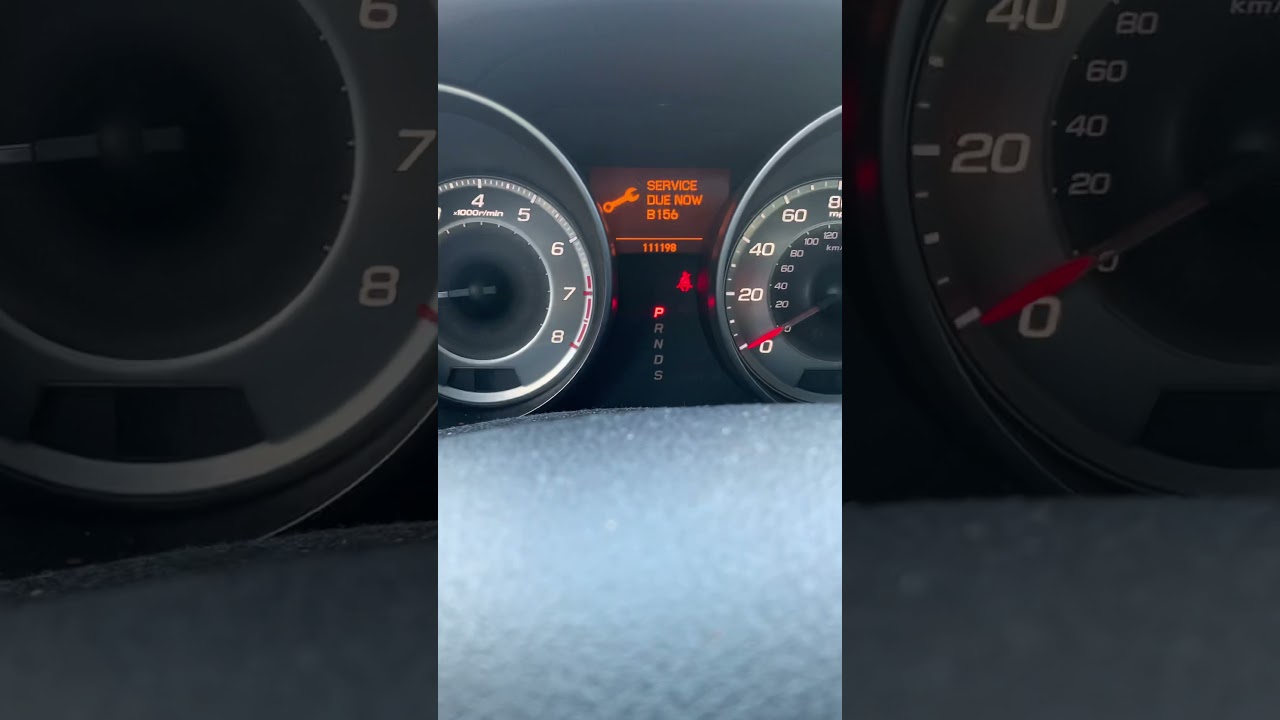 Как сбросить индикатор сервисного обслуживания/масла на Acura MDX 2011 года выпуска