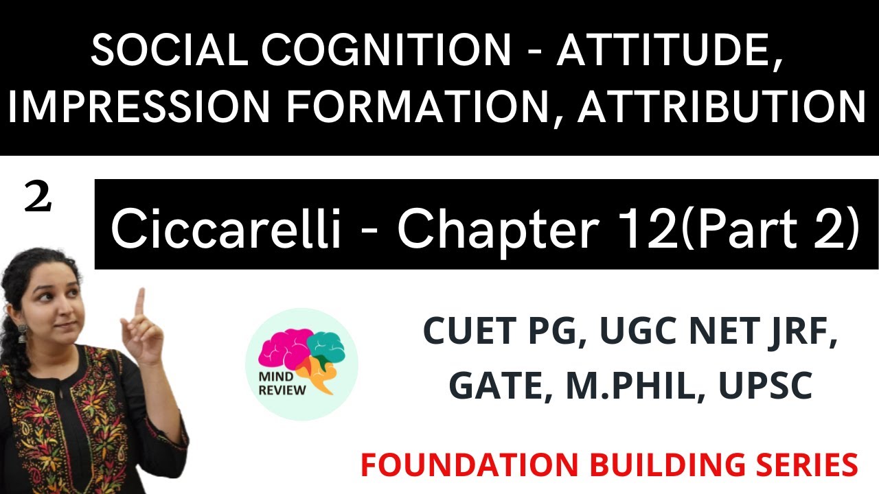 PSYCHOLOGY Ciccarelli Chapter 12 |Part 2 | SOCIAL PSYCHOLOGY - SOCIAL COGNITION |Mind Review