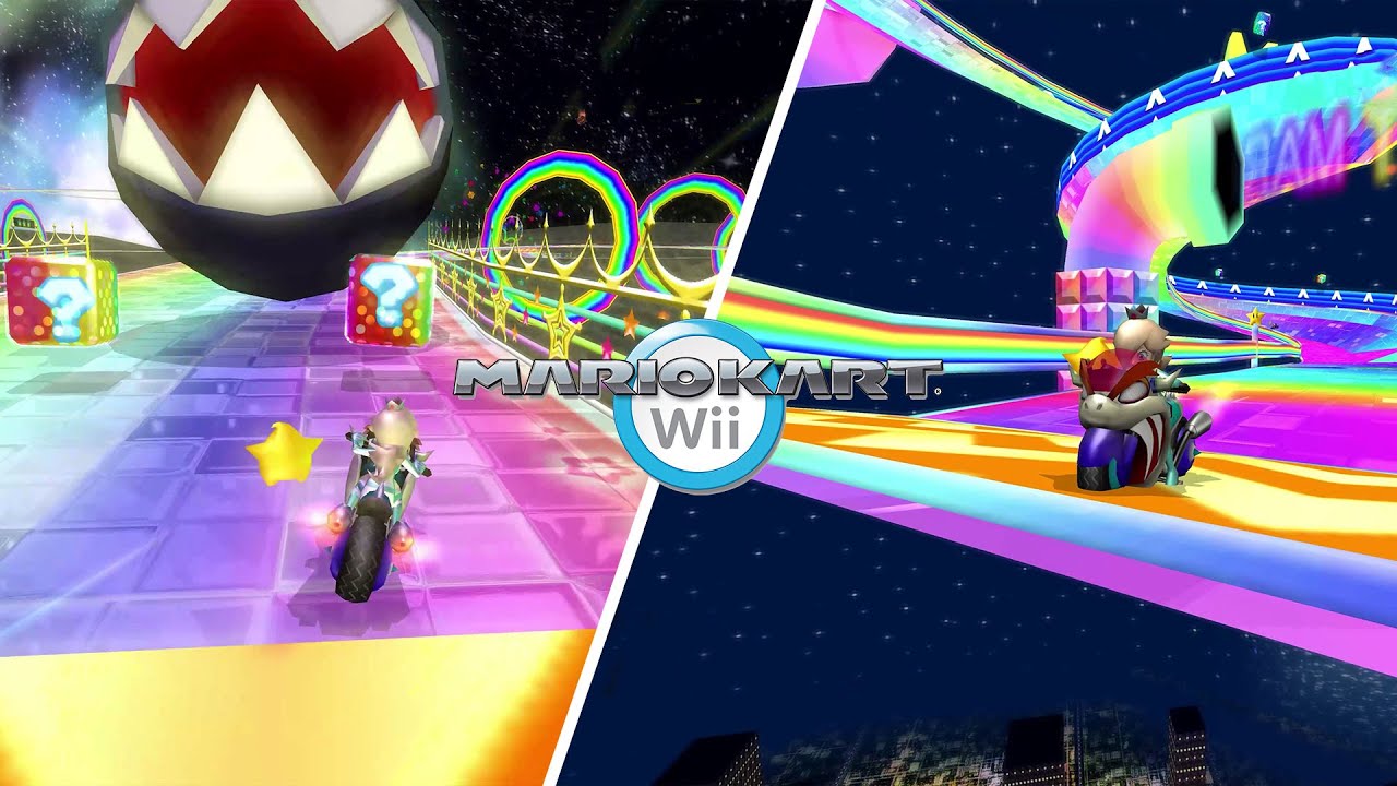 ALL Mario Kart RAINBOW ROAD Grand Prix! | Mario Kart Wii | 4k60