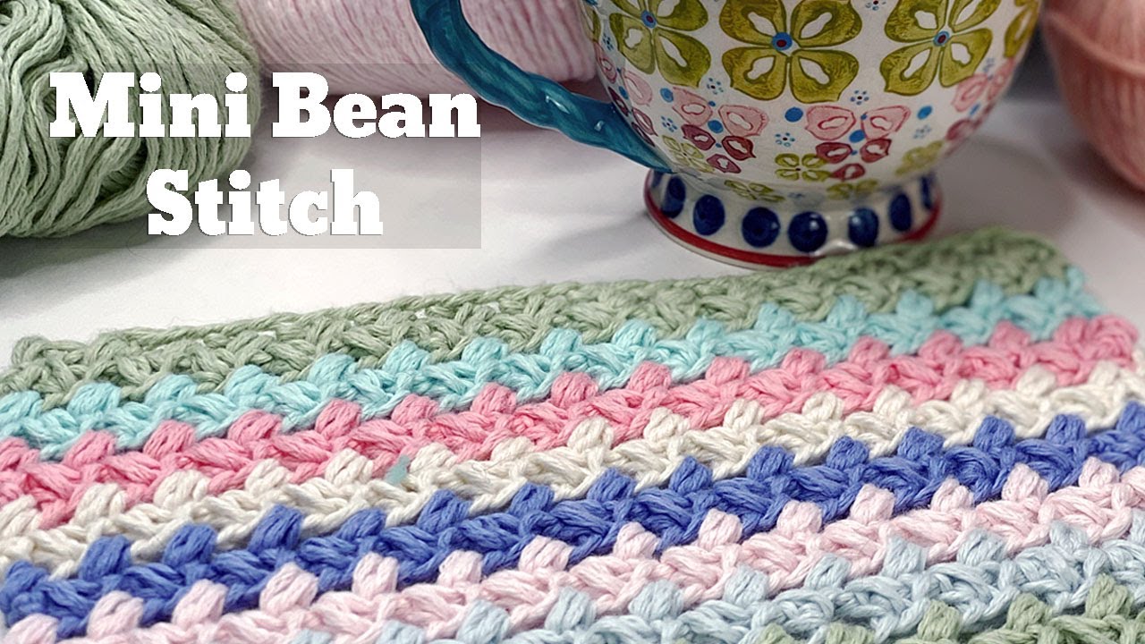 The Mini Bean Stitch | Perfect for Baby Blankets