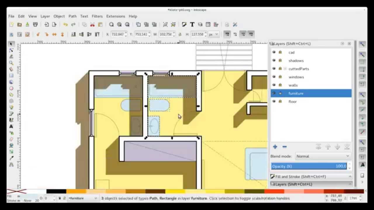What Inkscape can do for architecture