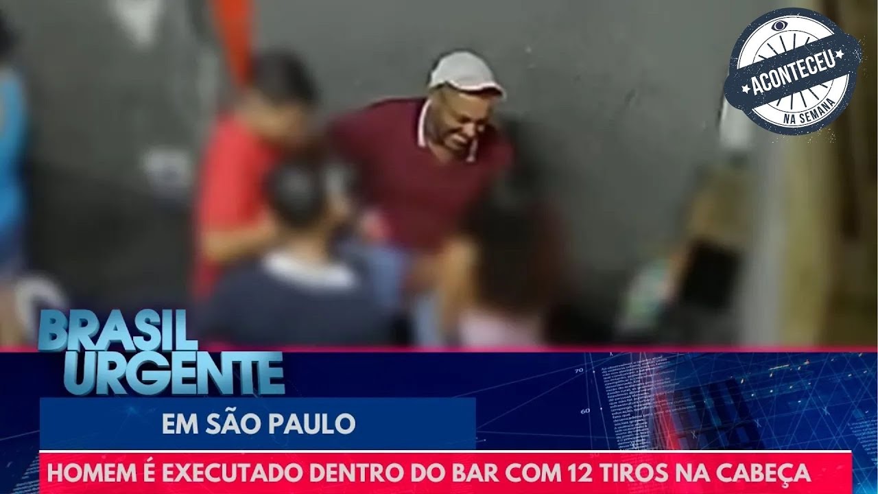 Homem &eacute; executado dentro do bar com 12 tiros na cabe&ccedil;a | Aconteceu na Semana