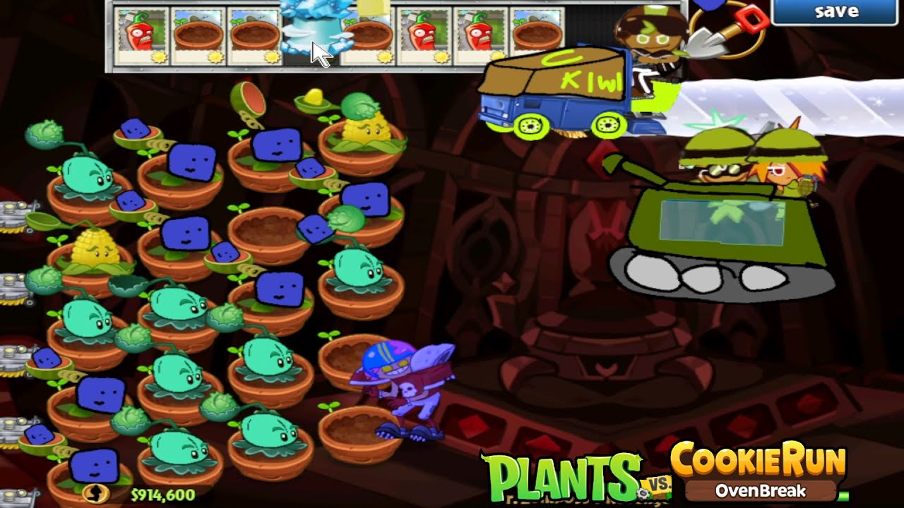 Plants Vs. Zombies Mod Plants vs Cookie Run Ovenbreak - Gameplay Walkthrough Part 1
