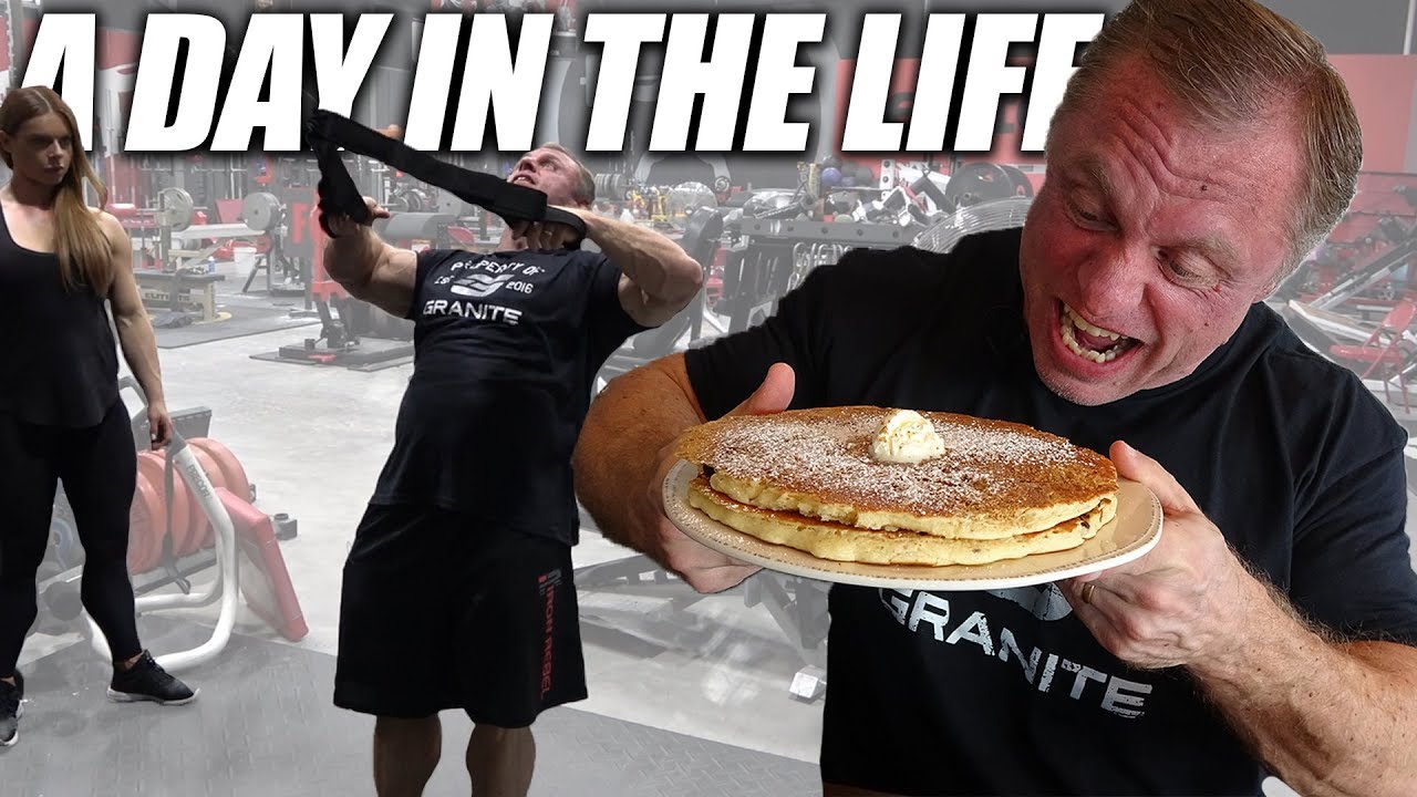 Vlog 1 - Gladiator Upper Back Workout | Pancakes & More