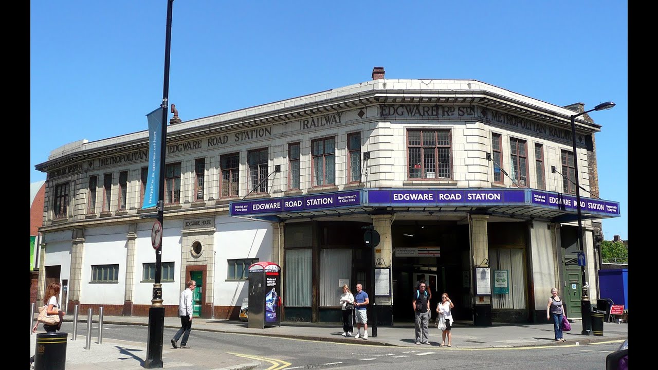 Edgware Road (Met) Station Contrasts 1990 - 2015