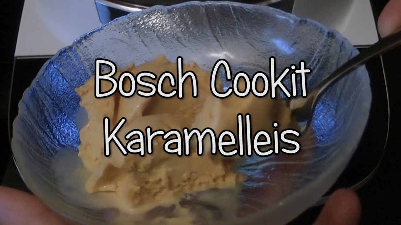 Karamelleis als eigenes Guided Cooking Rezept im Bosch Cookit