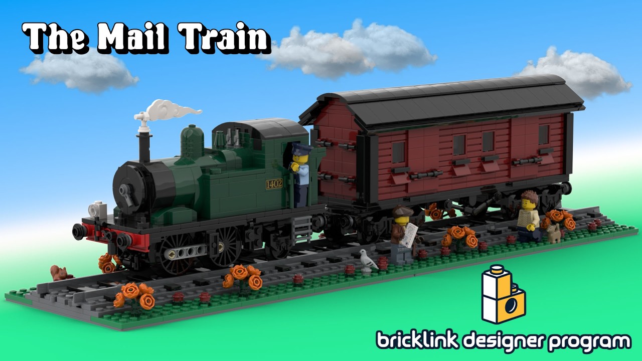 Почтовый поезд | Программа для дизайнеров Bricklink, серия 10