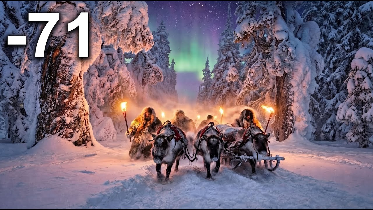 The Ice Cracked Beneath Us! (-71°C Survival) #extremecold