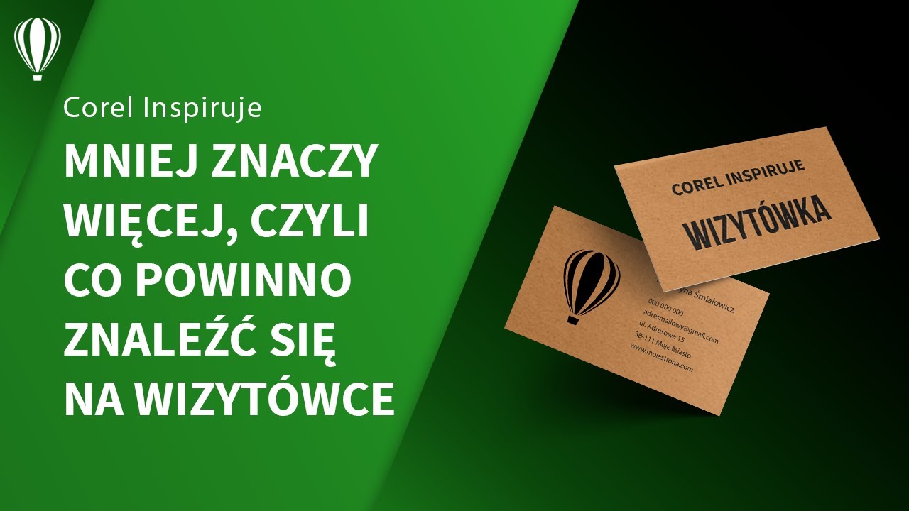 Mniej znaczy więcej, czyli co powinno znaleźć się na wizytówce