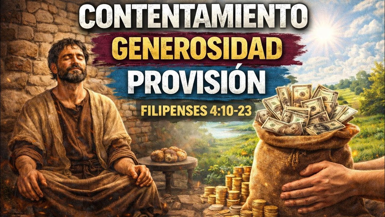 Contentamiento- Generosidad- Provision/ Filipenses 4:10-23- Hno Guiovanni 