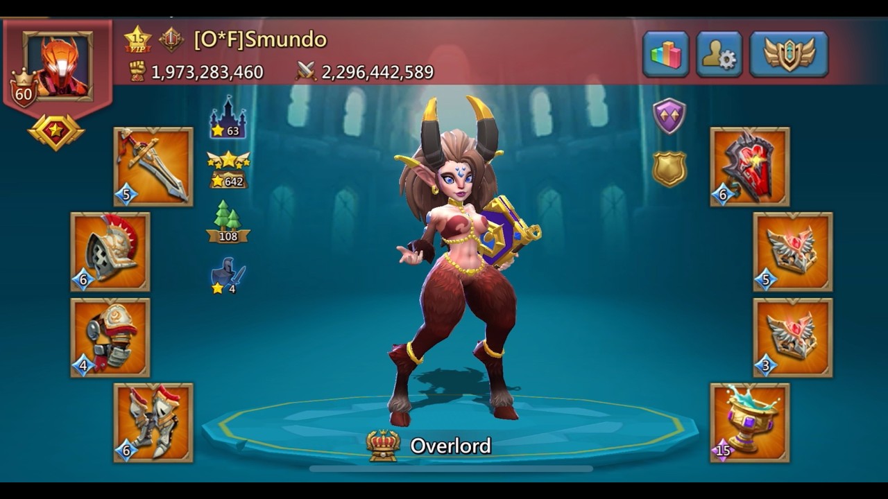 💫 lords mobile ripper VS O*F part 2 ( to late with gear swap)