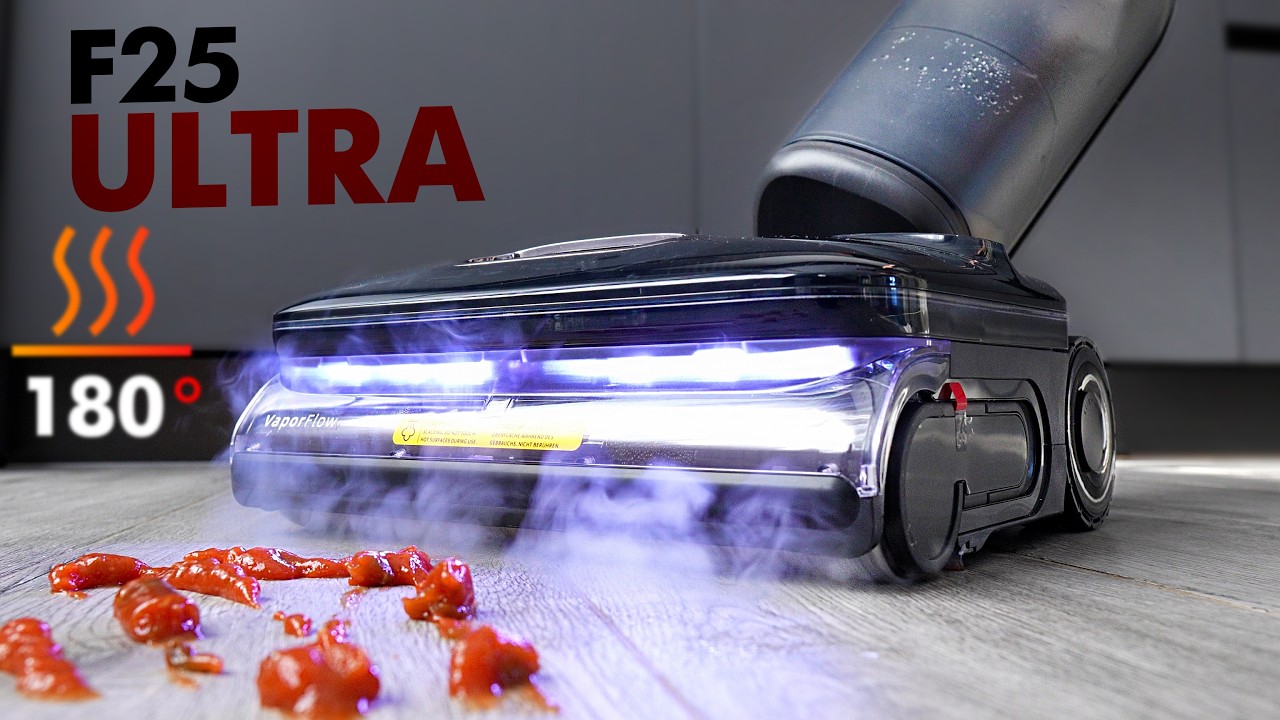 ТЕПЕРЬ ИДЕАЛЬНО🔥 Моющий Пылесос С ПАРОМ и ГОРЯЧЕЙ ВОДОЙ - Roborock F25 Ultra ОБЗОР
