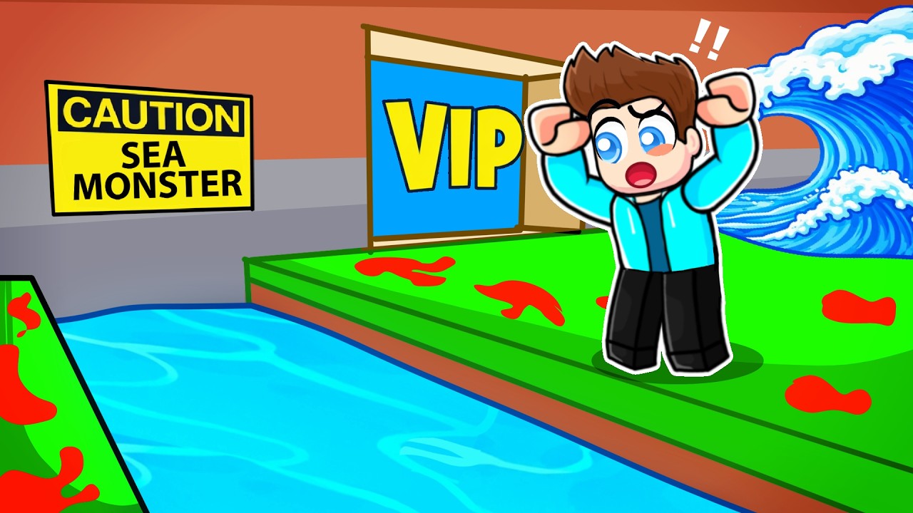 WHATS INSIDE ESCAPE THE TSUNAMI FOR BRAINROT WATER IN ROBLOX !!