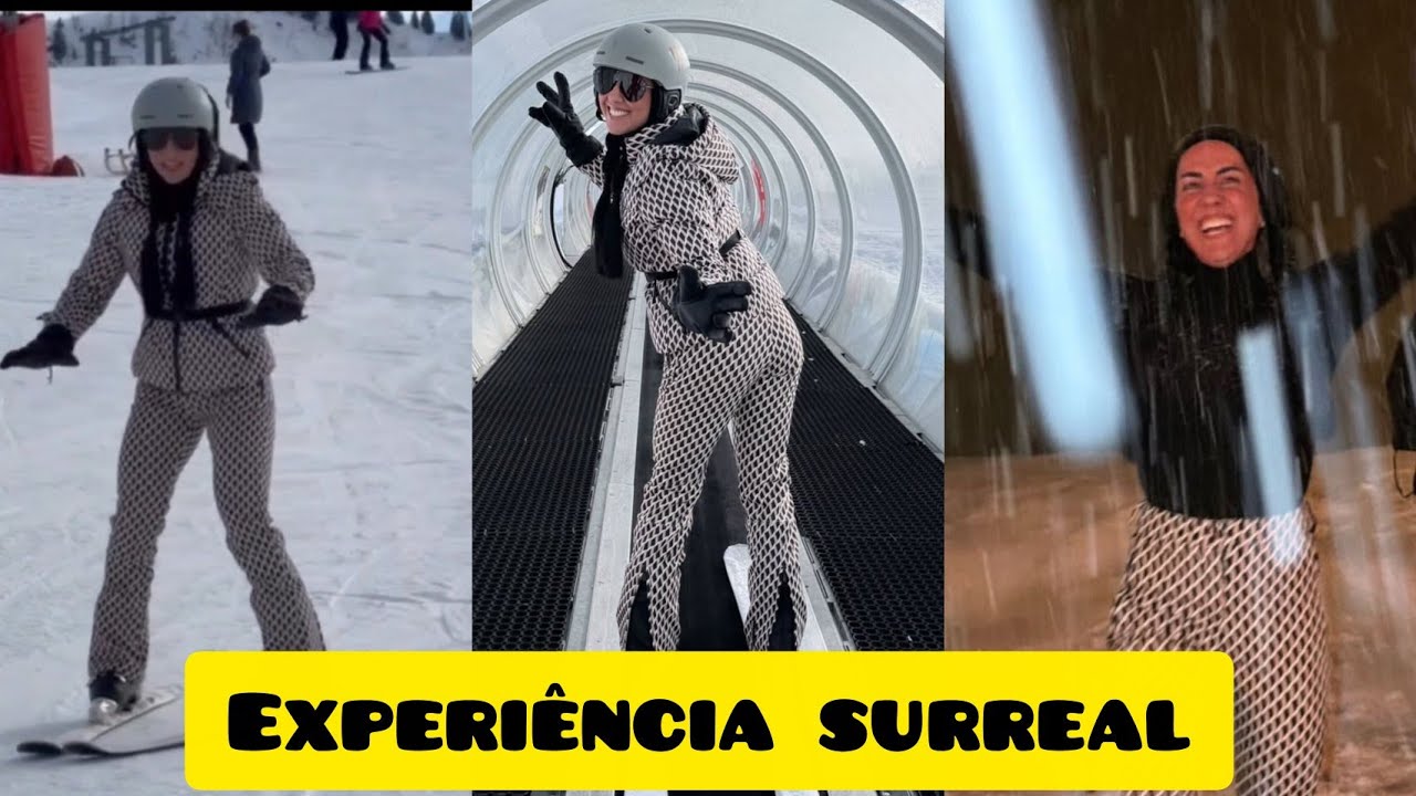Graciele Lacerda: SKIANDO PELA PRIMEIRA VEZ 🎿
