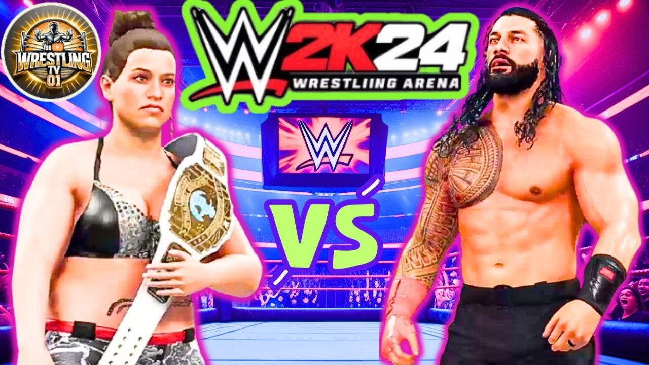 🔥WWE 2K24 Indian Lady Kashika Paul vs. Roman Reigns | Best Wrestling Iron Man Match | April 30,2020