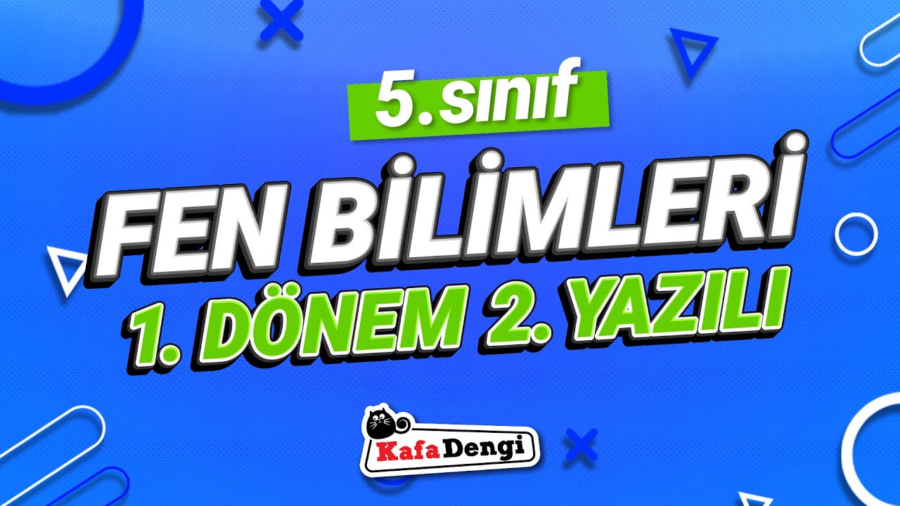 5. Sınıf Fen Bilimleri - 1. Dönem 2. Yazılı Çalışması #2026