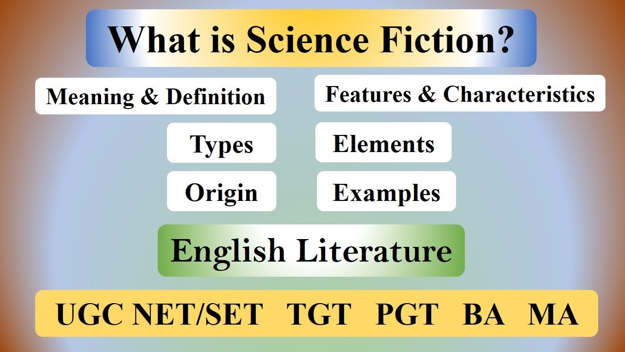 Science Fiction in English Literature: Definition, Characteristics, Elements, Types, Novels & Notes