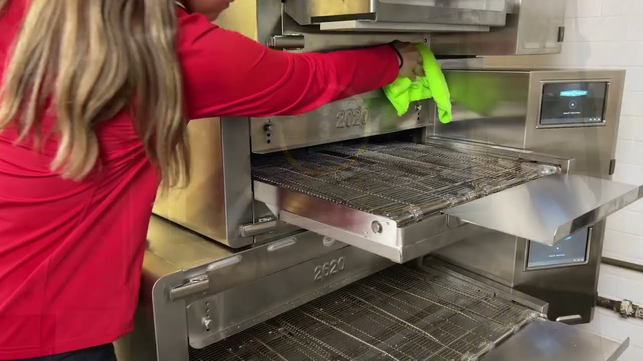 How to Clean a TurboChef Conveyor Oven Daily