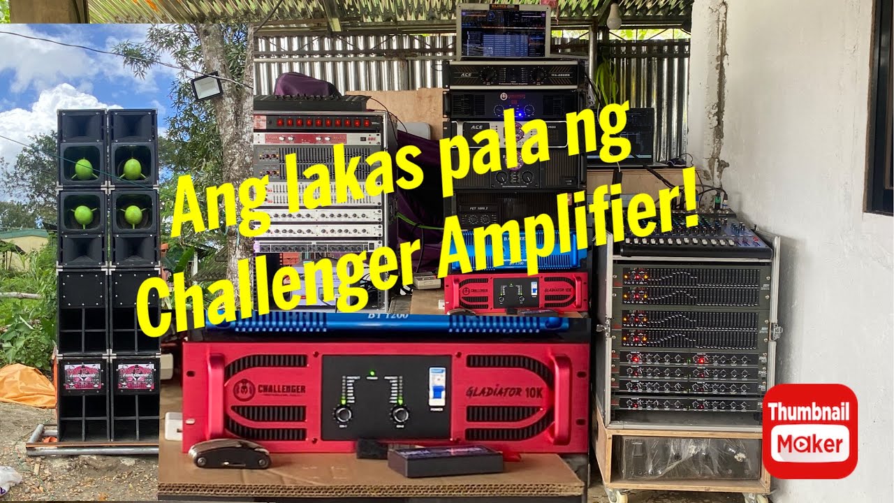Bagong Amplifier ni bossing !! | Challenger Gladiator 10k | Master Dryx Vlogs