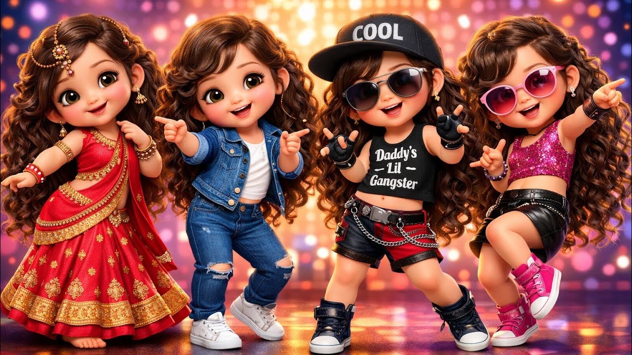 Doodi doodi Dam Dam 😍🥰 | Cute Girl Baby Dance | Viral Baby🌹 Dance🌺🤣# @LittleDanceandstyle 💃