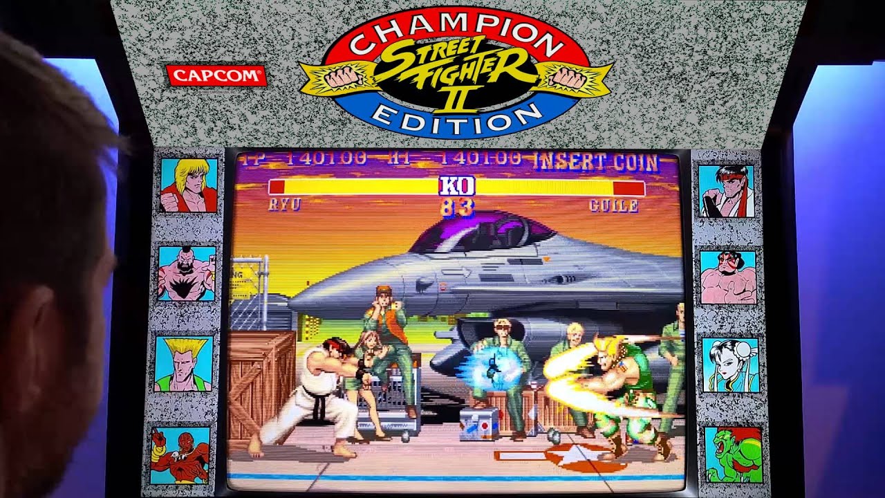 Прохождение Street Fighter II Champion Edition для аркадного кабинета MAME с Hypermarquee