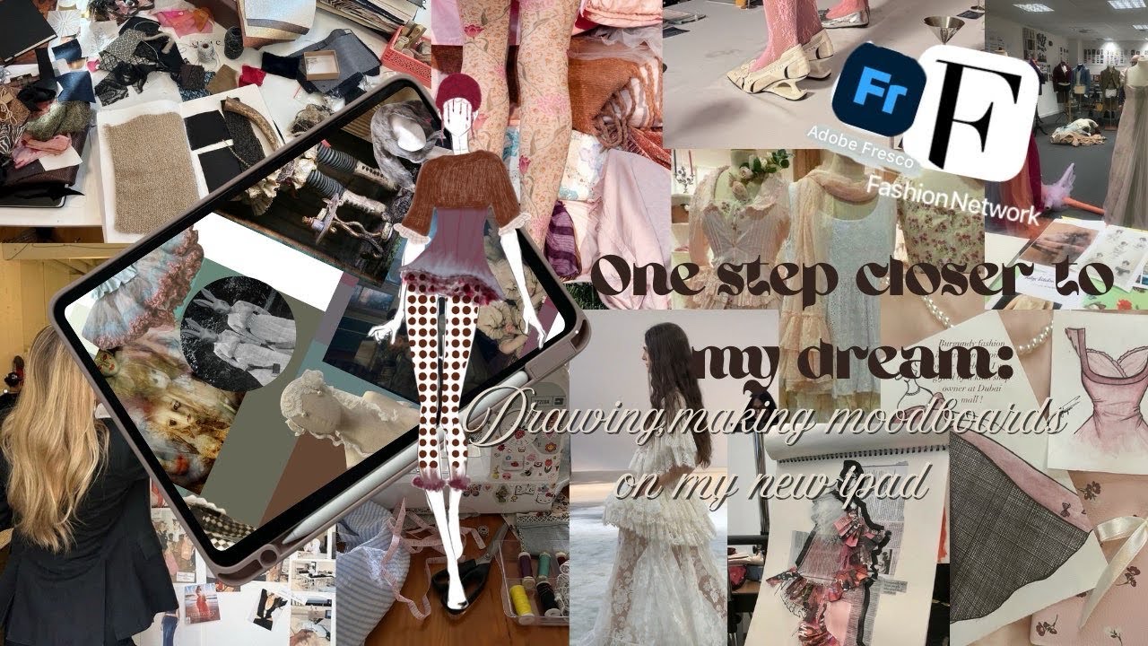 One Step Closer to My Dream ✶🪷 From Unboxing my Gift to Making Fashion sketches🕯️
