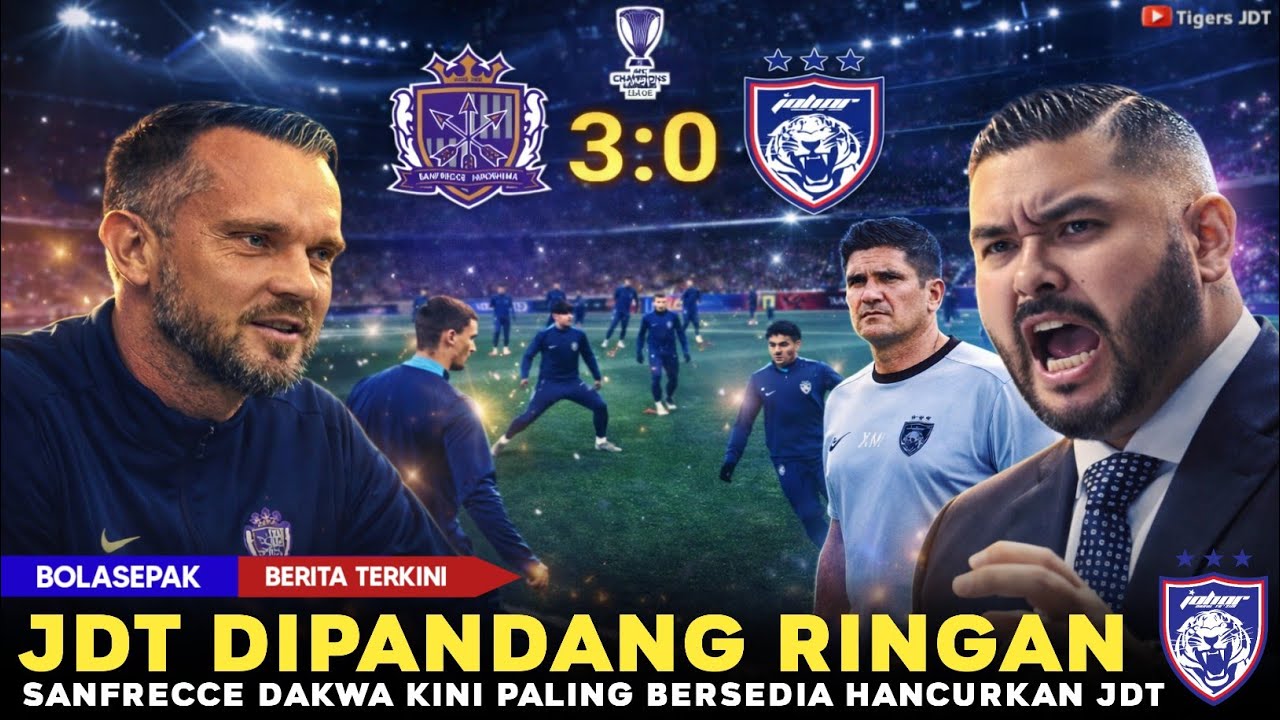 🔴JDT Dianggap Lemah? Bartosch Gaul Dakwa Sanfrecce Hiroshima Kini Paling Bersedia Hancurkan JDT
