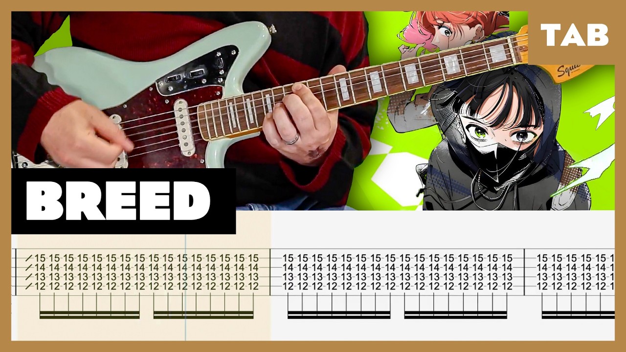 Nirvana - Breed - Guitar Tab | Lesson | Cover | Tutorial