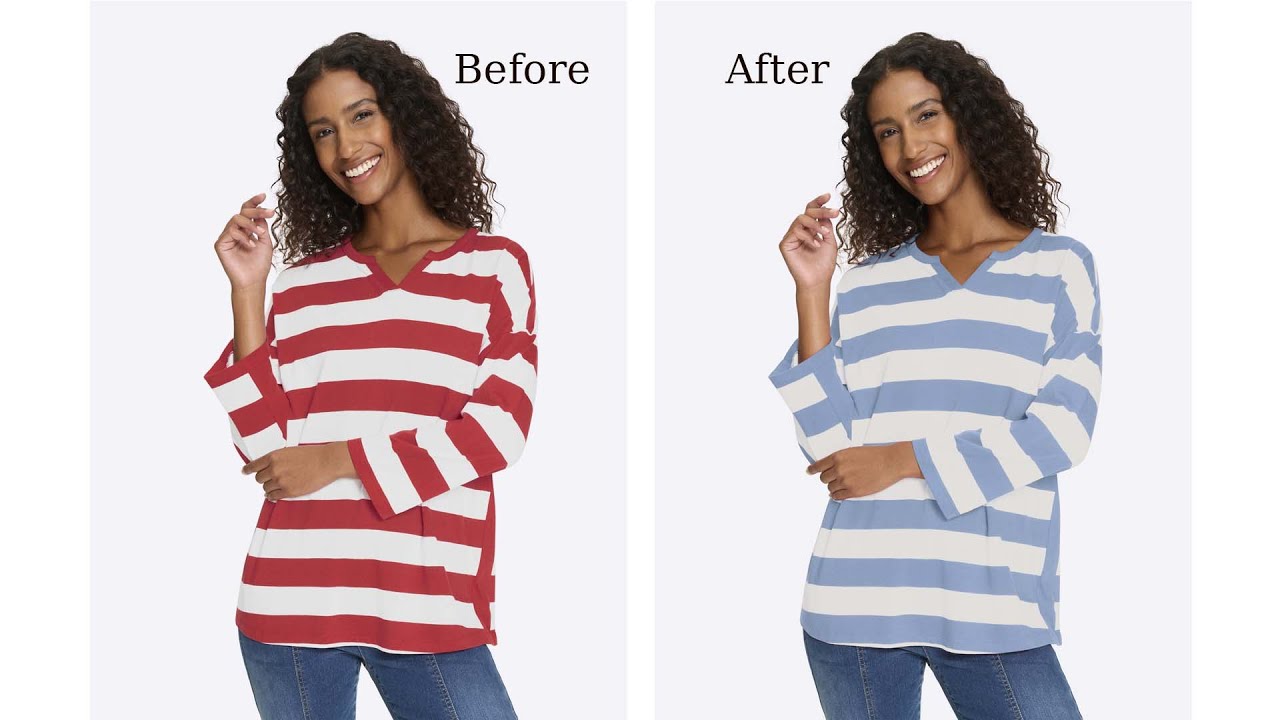 Adjust red color to cyan in adobe Photoshop