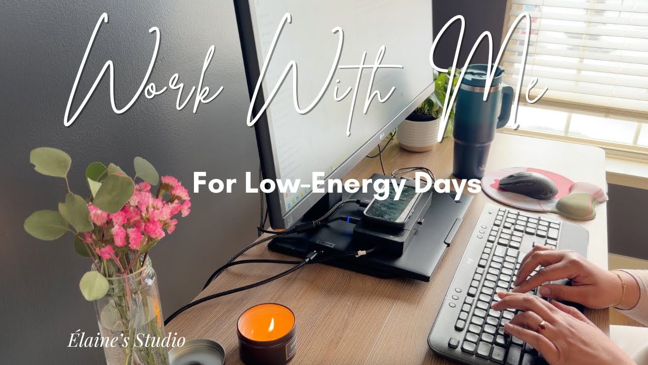 Work With Me (3×30 Pomodoro) | For Low-Energy Days🤎
