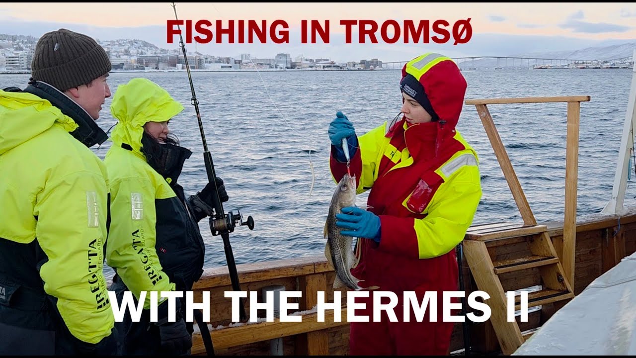 Fishing with Hermes II in Tromso