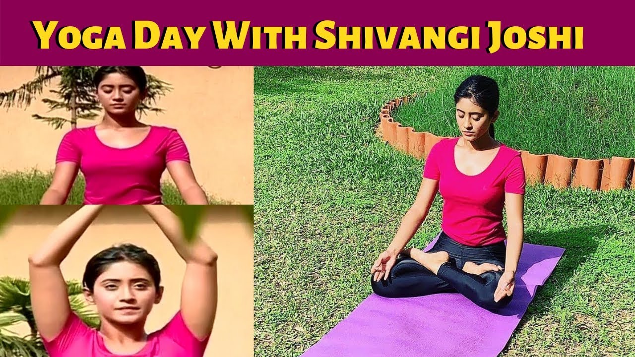 Yoga Day With Shivangi Joshi (Naira) Yeh Rishta Kya Kehlata Hai