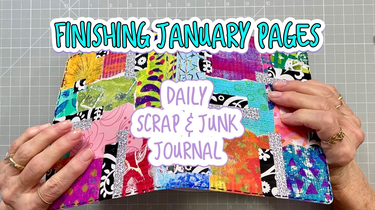 January Completed ✅ Daily Scrap & Junk Journal