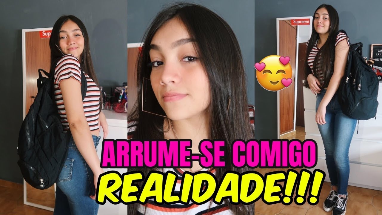 ARRUME-SE COMIGO PARA ESCOLA!!!📚 | Lah Rios