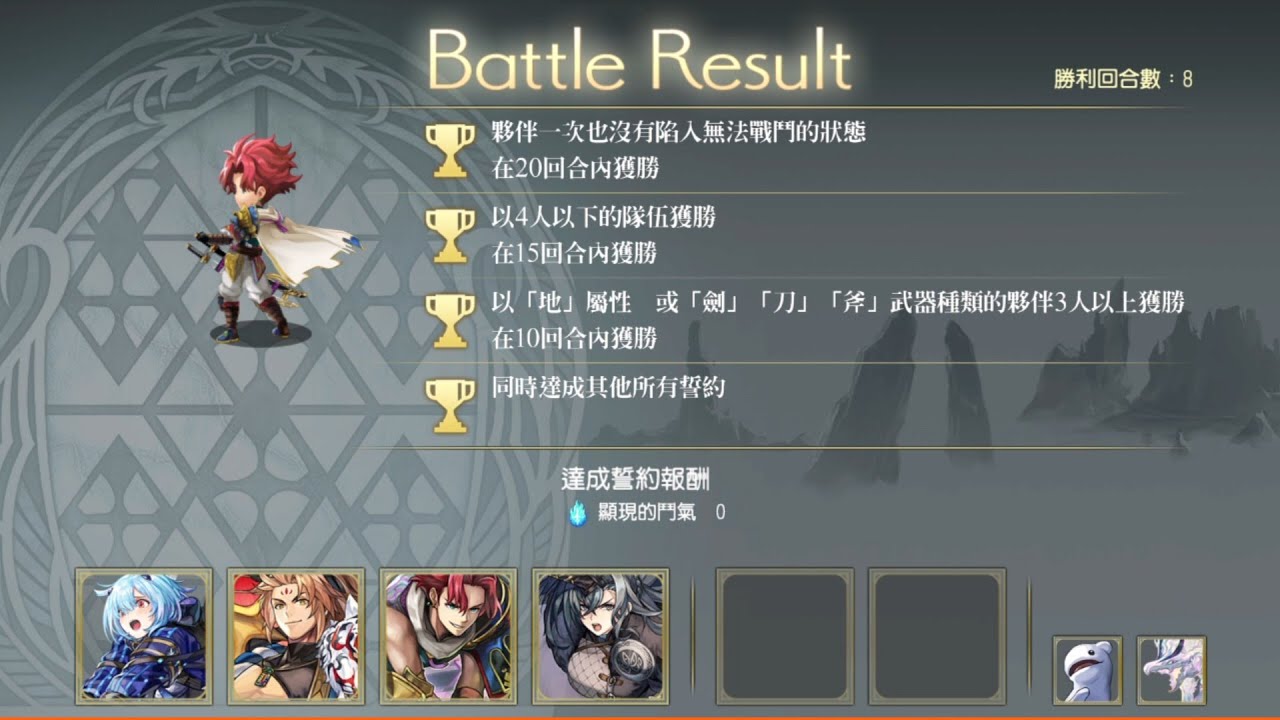 與結果武器之交錯 維克多 雷嵐丸  challenge  8T 薇爾丹塔隊   時空貓 another eden 穿越時空的貓