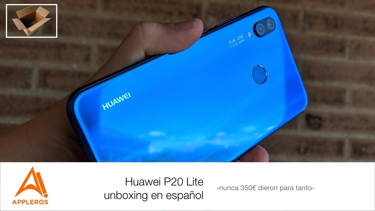 Huawei P20 Lite, unboxing en español -nunca 350€ dieron para tanto-
