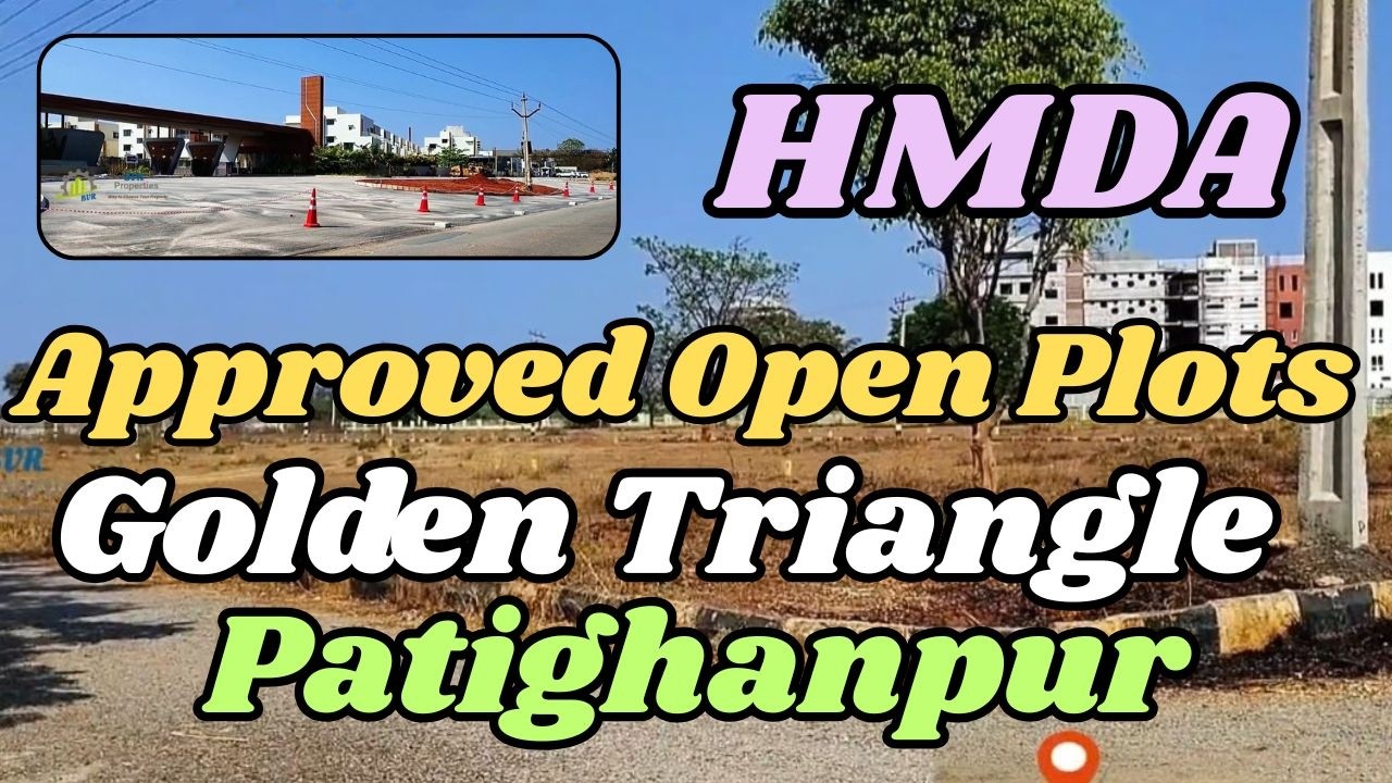 golden triangle open plots hmda approved patighanpur west hyderabad