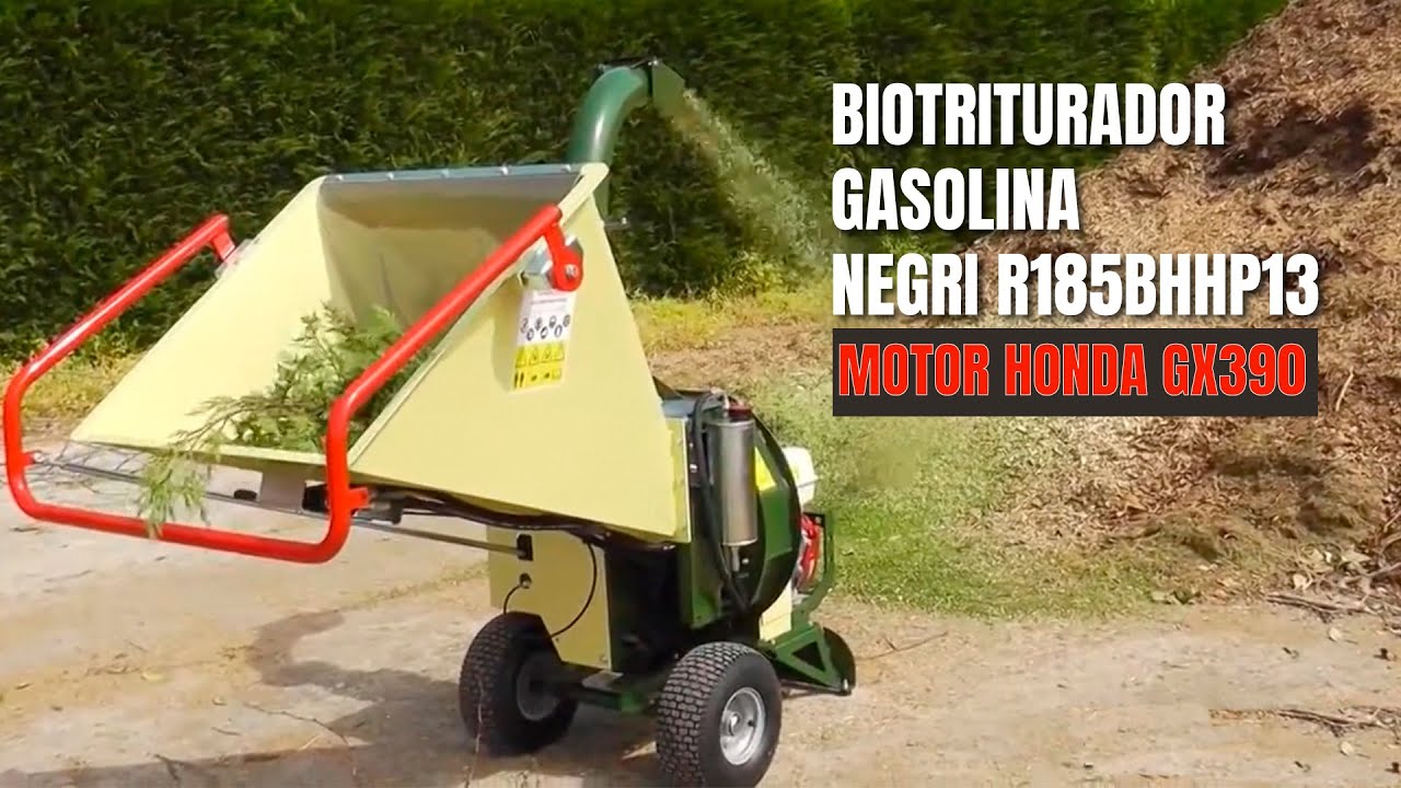 Biotriturador Gasolina NEGRI R185BHHP13