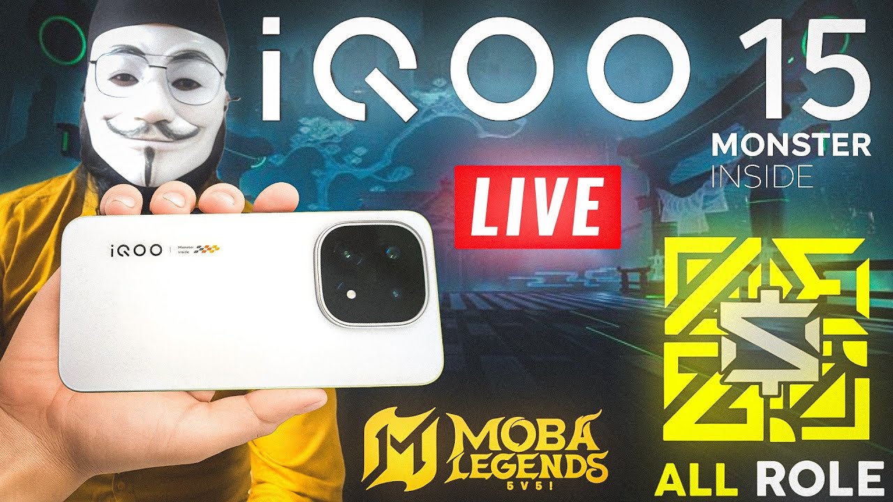 iQOO 15 GAMEPLAY | PLAYING WITH VIEWERS | MLBB OR MOBA 5V5 OR BGMI ❤