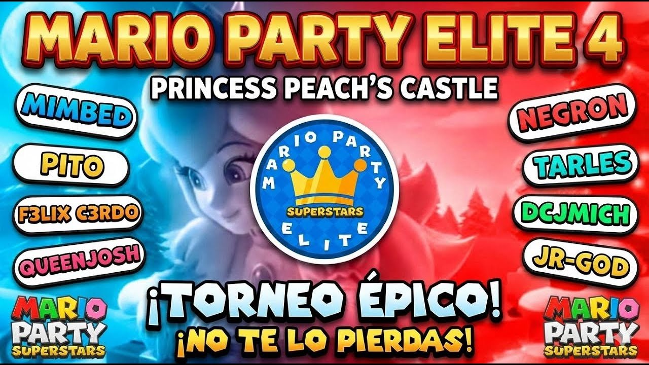 2 Ronda del torneo Mario party Elite 4 Princess Peach´s Castle zona winners