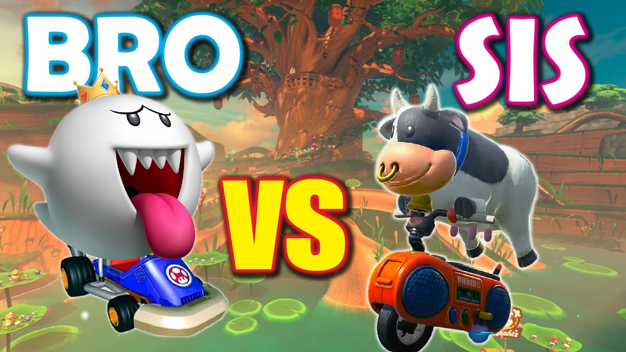 Her First Time Playing KNOCKOUT TOUR in Mario Kart World!!