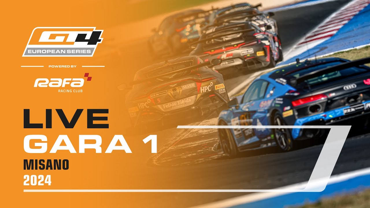 LIVE I Gara 1 I Misano I GT4 European Series Powered by RAFA Racing Club 2024