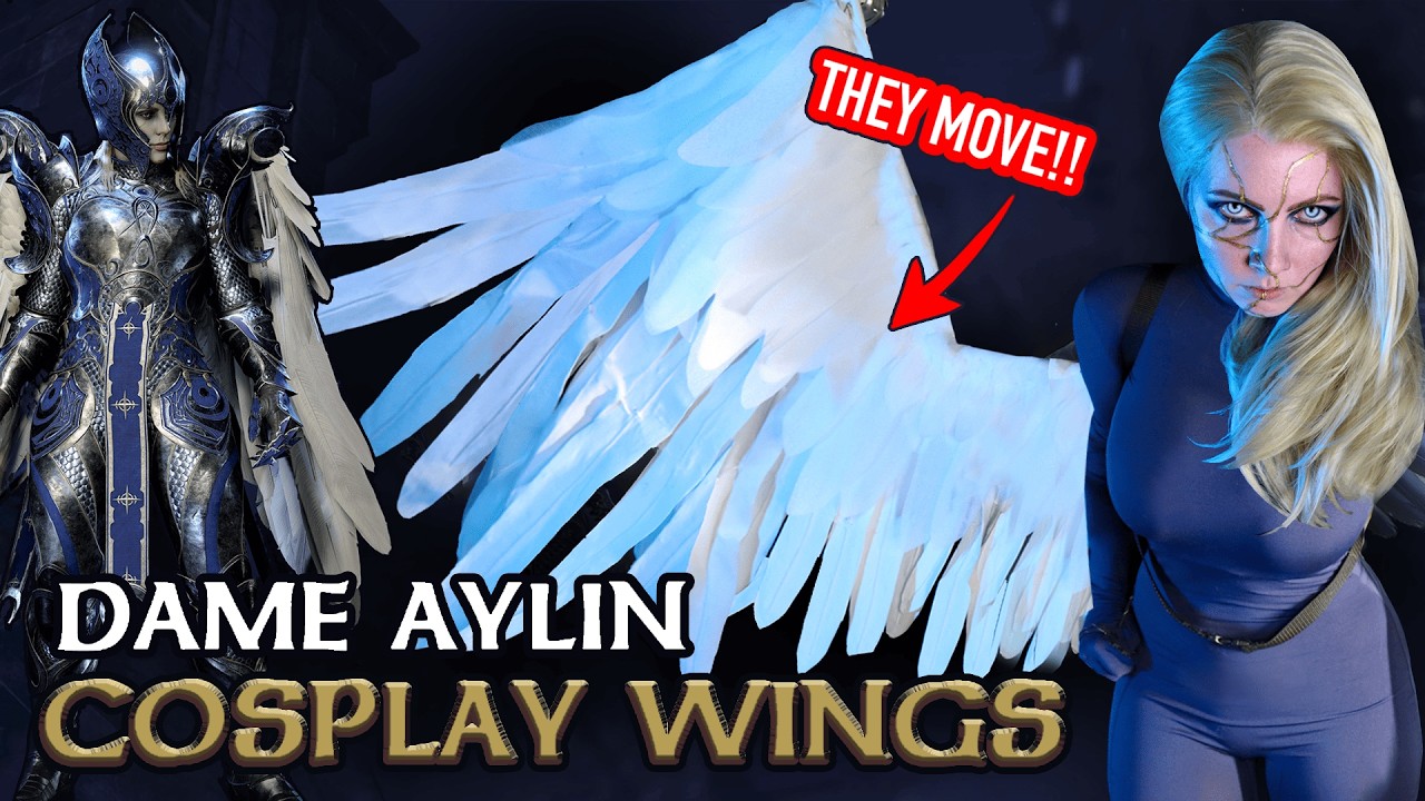 MOVING Cosplay Wings HURT! Dame Aylin Tutorial
