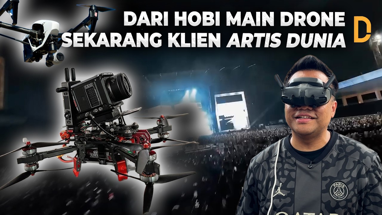 Dari Iseng Main Drone.. Jadi Klien Coldplay & Linkin Park?!