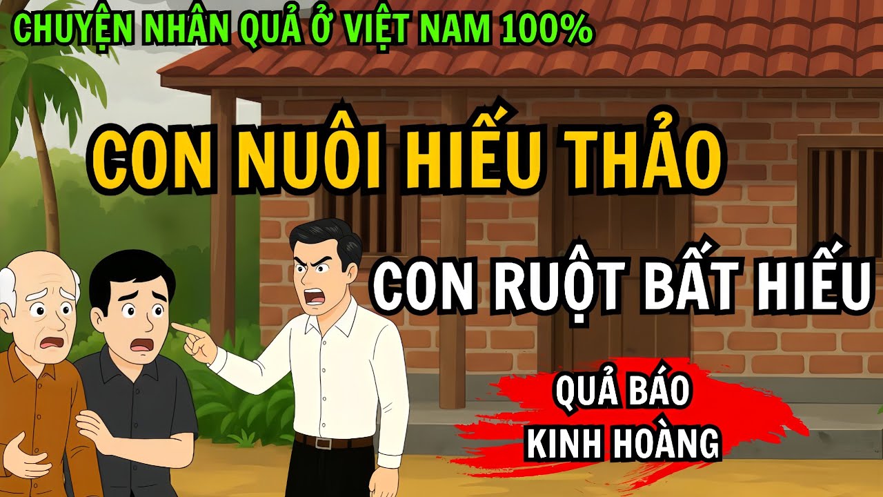 Chuyện Nhân Quả 100% Con Nuôi Hiếu Thảo, Con Ruột Bất Hiếu – Nhận Ngay Quả Báo Kinh Hoàng!